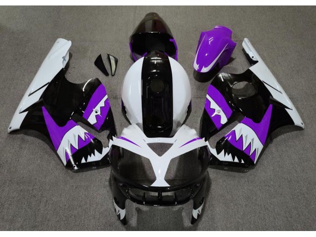 Purple Shark 2002-2005 Kawasaki ZX12R Motorcycle Fairings Purple Shark 2002-2005 Kawasaki ZX12R Motorcycle Fairings