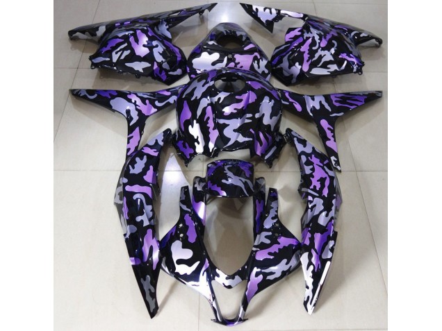 Purple Snow Camo 2009-2012 Honda CBR600RR Motorcycle Fairings Purple Snow Camo 2009-2012 Honda CBR600RR Motorcycle Fairings