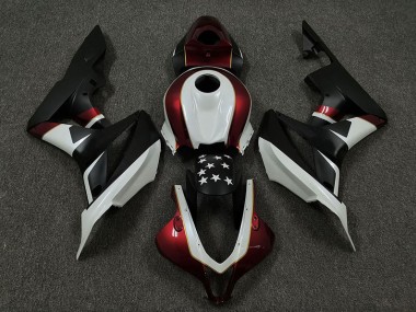 Racing Red and Black 2009-2012 Honda CBR600RR Motorcycle Fairings