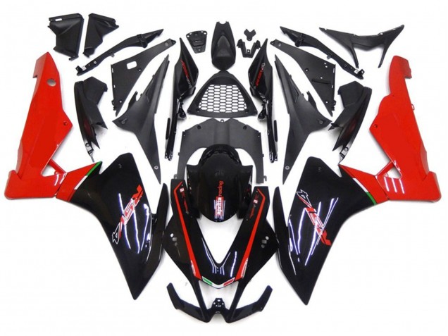 Red and Black 2010-2015 Aprilia RSV4 1000 Motorcycle Fairings Red and Black 2010-2015 Aprilia RSV4 1000 Motorcycle Fairings