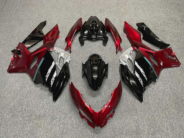 Red and Black 2018-2020 Kawasaki Ninja 400 Motorcycle Fairings Red and Black 2018-2020 Kawasaki Ninja 400 Motorcycle Fairings