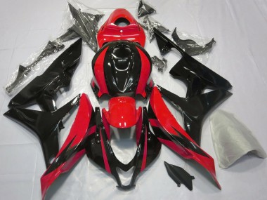 Red and Black OEM Design 2007-2008 Honda CBR600RR Motorcycle Fairings