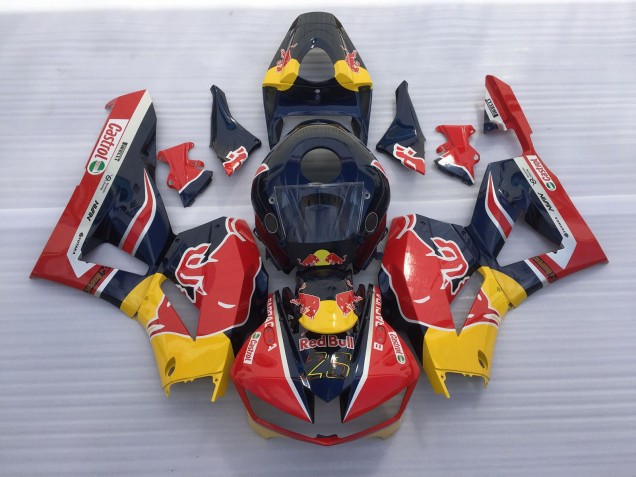 Red and Blue Bull 2013-2020 Honda CBR600RR Motorcycle Fairings Red and Blue Bull 2013-2020 Honda CBR600RR Motorcycle Fairings