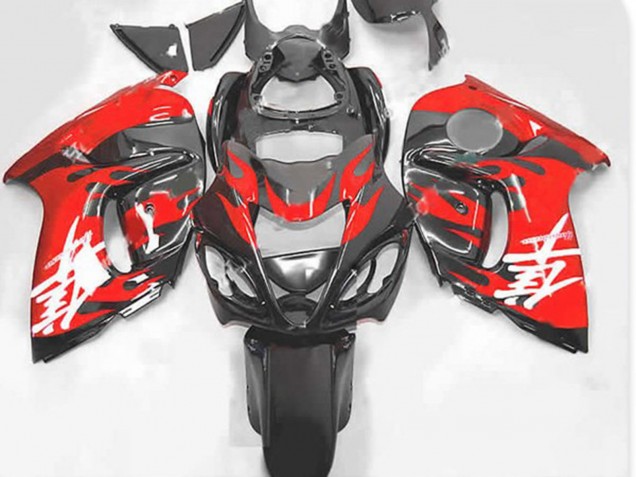 Red and Grey 2008-2019 Suzuki GSXR 1300 Motorcycle Fairings Red and Grey 2008-2019 Suzuki GSXR 1300 Motorcycle Fairings
