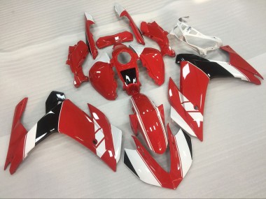 Red and White Gloss 2015-2018 Yamaha R3 Motorcycle Fairings