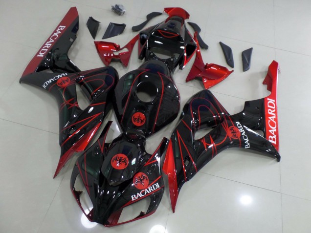 Red Bacardi 2006-2007 Honda CBR1000RR Motorcycle Fairings Red Bacardi 2006-2007 Honda CBR1000RR Motorcycle Fairings