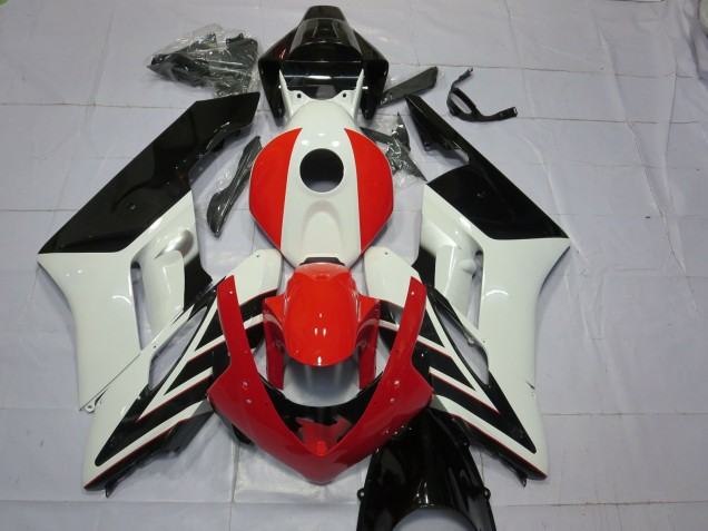 Red Black and White 2004-2005 Honda CBR1000RR Motorcycle Fairings Red Black and White 2004-2005 Honda CBR1000RR Motorcycle Fairings