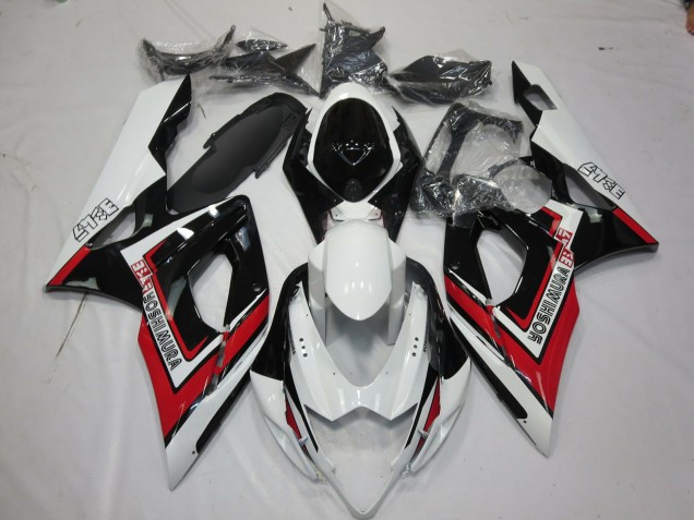 Red Black and White 2005-2006 Suzuki GSXR 1000 Motorcycle Fairings Red Black and White 2005-2006 Suzuki GSXR 1000 Motorcycle Fairings