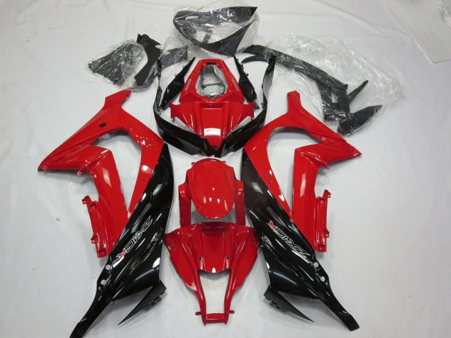 Red Black Gloss 2011-2015 Kawasaki ZX10R Motorcycle Fairings Red Black Gloss 2011-2015 Kawasaki ZX10R Motorcycle Fairings
