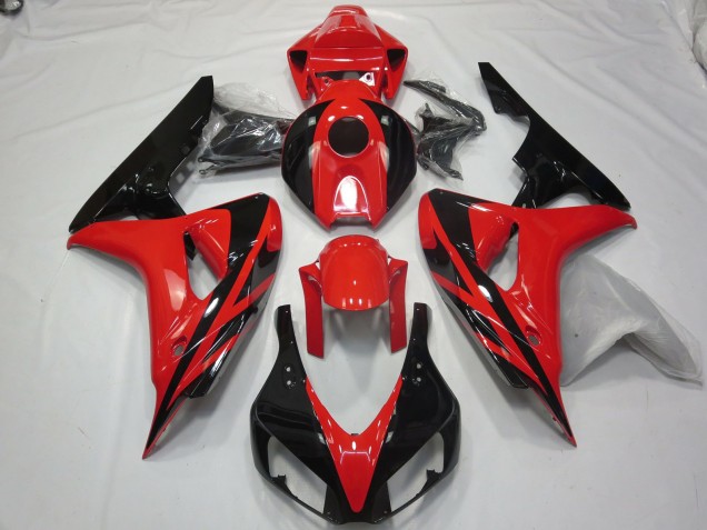 Red Black OEM Style No Decals 2006-2007 Honda CBR1000RR Motorcycle Fairings Red Black OEM Style No Decals 2006-2007 Honda CBR1000RR Motorcycle Fairings