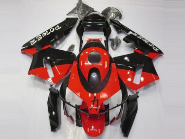 Red Black Power 2003-2004 Honda CBR600RR Motorcycle Fairings