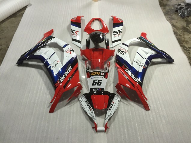 Red blue and White Race 2011-2015 Kawasaki ZX10R Motorcycle Fairings Red blue and White Race 2011-2015 Kawasaki ZX10R Motorcycle Fairings