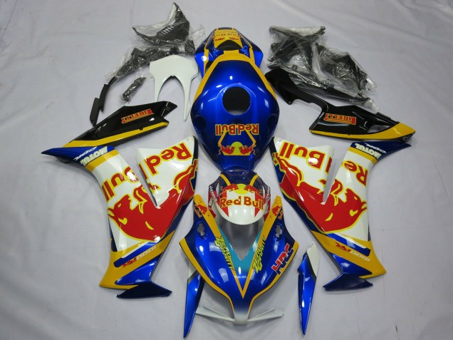 Red Bull Yellow 2012-2016 Honda CBR1000RR Motorcycle Fairings Red Bull Yellow 2012-2016 Honda CBR1000RR Motorcycle Fairings
