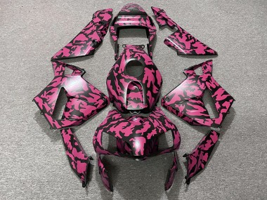 Red Camo 2003-2004 Honda CBR600RR Motorcycle Fairings