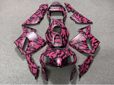 Red Camo 2003-2004 Honda CBR600RR Motorcycle Fairings