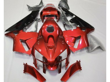 Red CBR Style 2005-2006 Honda CBR600RR Motorcycle Fairings