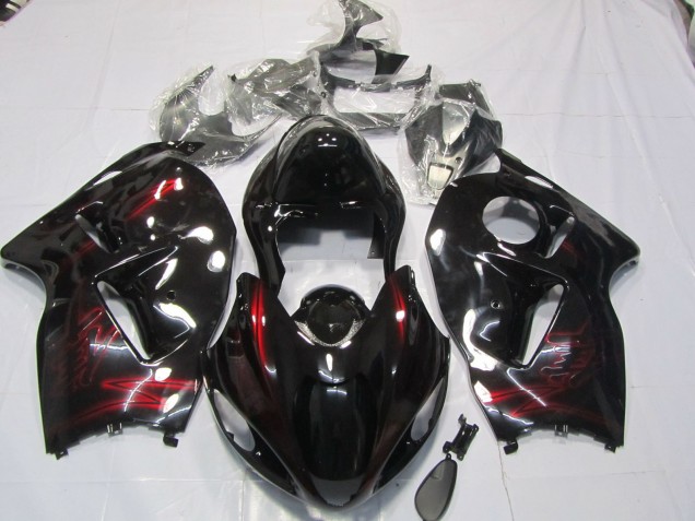 Red Deep Gloss 1997-2007 Suzuki GSXR 1300 Motorcycle Fairings Red Deep Gloss 1997-2007 Suzuki GSXR 1300 Motorcycle Fairings