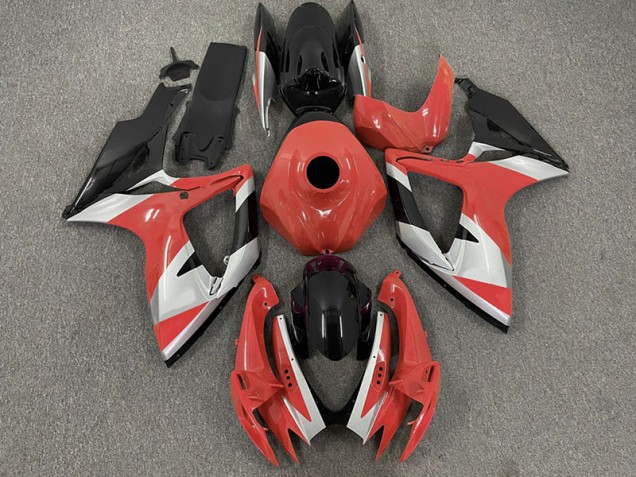 Red Design 2006-2007 Suzuki GSXR 600-750 Motorcycle Fairings Red Design 2006-2007 Suzuki GSXR 600-750 Motorcycle Fairings