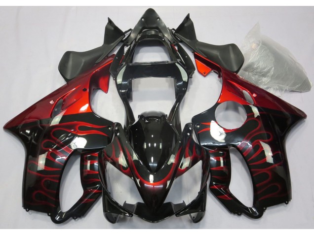Red Flame 2001-2003 Honda CBR600 F4i Motorcycle Fairings Red Flame 2001-2003 Honda CBR600 F4i Motorcycle Fairings