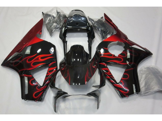 Red Flame 2002-2003 Honda CBR954 Motorcycle Fairings Red Flame 2002-2003 Honda CBR954 Motorcycle Fairings