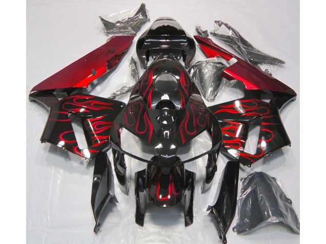 Red Flame 2005-2006 Honda CBR600RR Motorcycle Fairings Red Flame 2005-2006 Honda CBR600RR Motorcycle Fairings