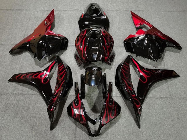 Red Flame 2009-2012 Honda CBR600RR Motorcycle Fairings Red Flame 2009-2012 Honda CBR600RR Motorcycle Fairings