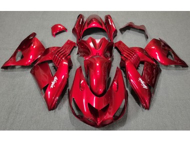 Red Gloss 2006-2011 Kawasaki ZX14R Motorcycle Fairings