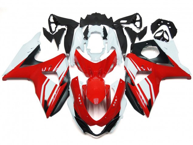 Red Gloss with Black Style 2009-2016 Suzuki GSXR 1000 Motorcycle Fairings Red Gloss with Black Style 2009-2016 Suzuki GSXR 1000 Motorcycle Fairings