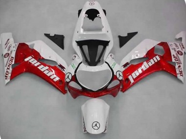 Red Jordan 2001-2003 Suzuki GSXR 600-750 Motorcycle Fairings
