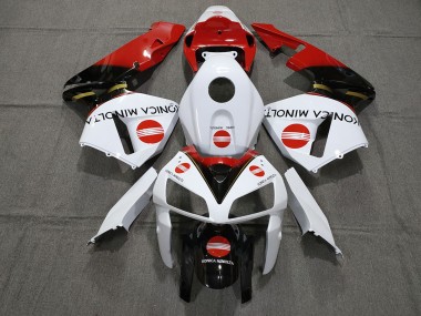 Red KM 2005-2006 Honda CBR600RR Motorcycle Fairings
