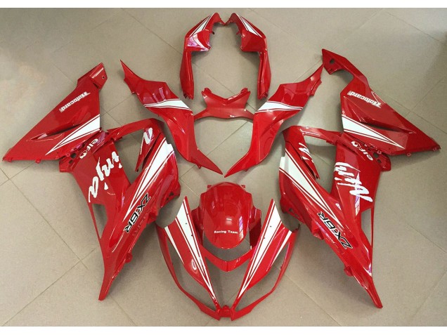 Red Ninja 2013-2018 Kawasaki ZX6R Motorcycle Fairings Red Ninja 2013-2018 Kawasaki ZX6R Motorcycle Fairings