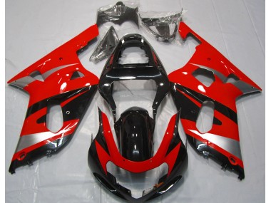 Red OEM Style 2001-2003 Suzuki GSXR 600-750 Motorcycle Fairings