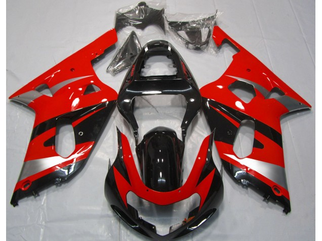 Red OEM Style 2001-2003 Suzuki GSXR 600-750 Motorcycle Fairings Red OEM Style 2001-2003 Suzuki GSXR 600-750 Motorcycle Fairings