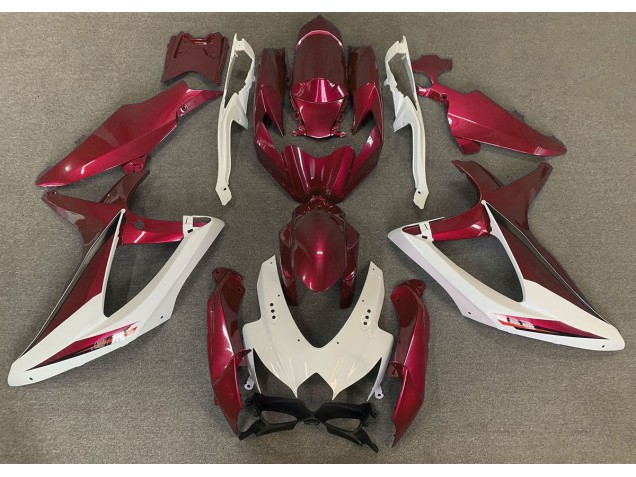 Red OEM Style 2008-2010 Suzuki GSXR 600-750 Motorcycle Fairings Red OEM Style 2008-2010 Suzuki GSXR 600-750 Motorcycle Fairings