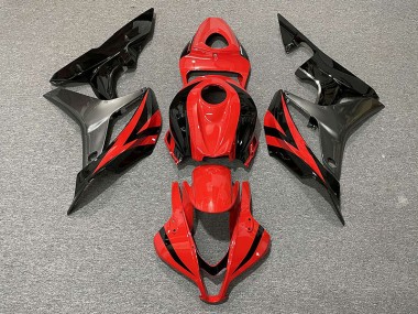 Red OEM Style & Grey 2007-2008 Honda CBR600RR Motorcycle Fairings