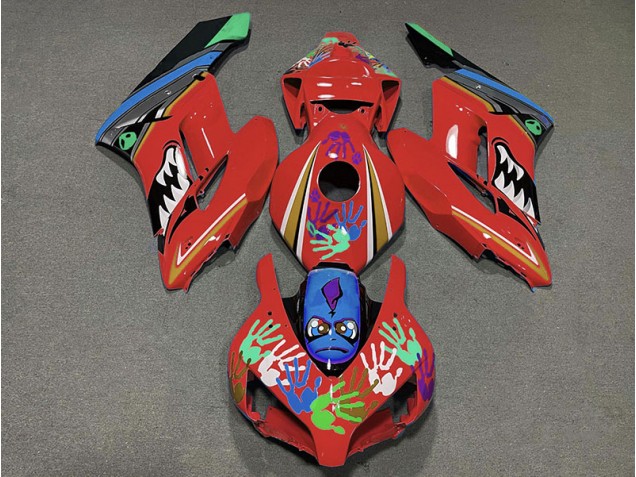 Red Shark 2004-2005 Honda CBR1000RR Motorcycle Fairings Red Shark 2004-2005 Honda CBR1000RR Motorcycle Fairings