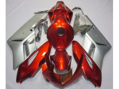 Red Silver 2004-2005 Honda CBR1000RR Motorcycle Fairings