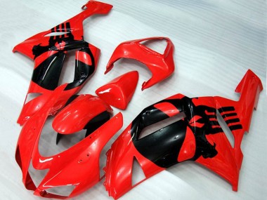Red Skull 2007-2008 Kawasaki ZX6R Motorcycle Fairings