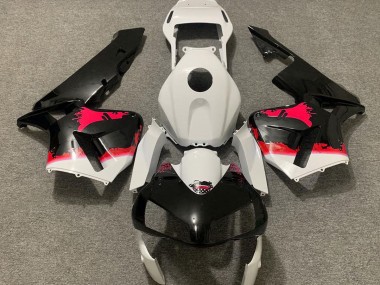 Red Splatter 2003-2004 Honda CBR600RR Motorcycle Fairings