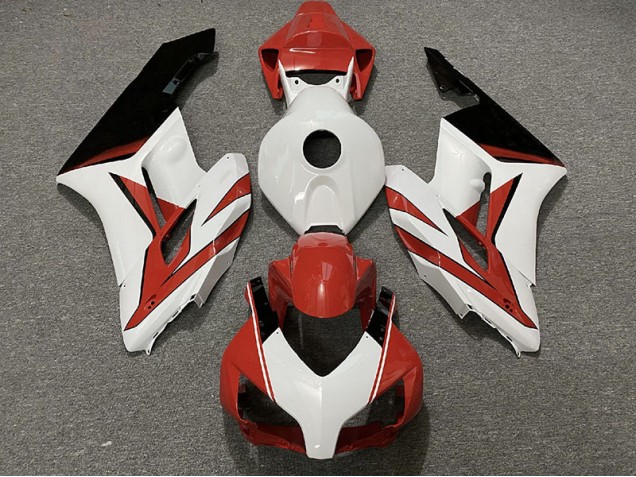 Red White and Black Gloss 2004-2005 Honda CBR1000RR Motorcycle Fairings Red White and Black Gloss 2004-2005 Honda CBR1000RR Motorcycle Fairings
