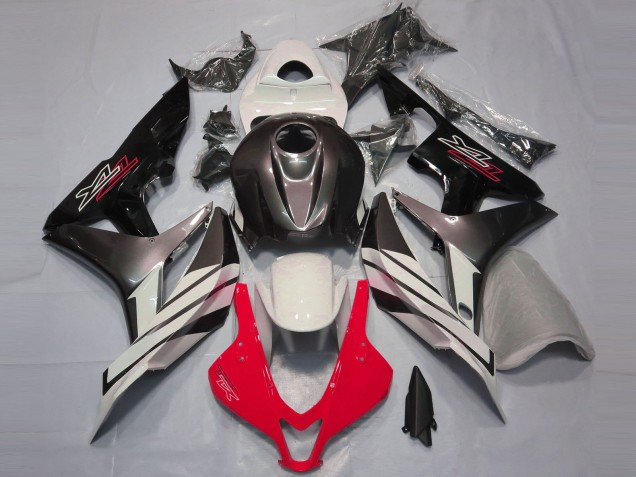 Red White and Gray 2007-2008 Honda CBR600RR Motorcycle Fairings Red White and Gray 2007-2008 Honda CBR600RR Motorcycle Fairings