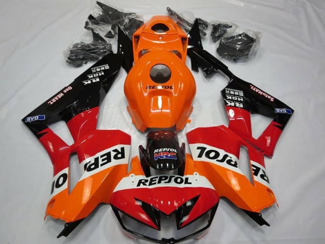 Repsol W Logos 2013-2020 Honda CBR600RR Motorcycle Fairings Repsol W Logos 2013-2020 Honda CBR600RR Motorcycle Fairings