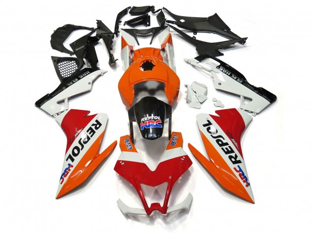 Repsol White and Red 2012-2015 Aprilia RS4 125 Motorcycle Fairings Repsol White and Red 2012-2015 Aprilia RS4 125 Motorcycle Fairings