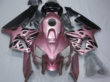 Rose Pink Flame 2005-2006 Honda CBR600RR Motorcycle Fairings