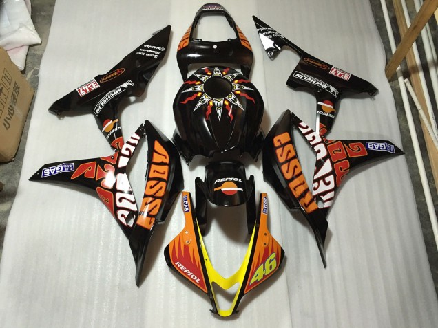Rossi 46 2007-2008 Honda CBR600RR Motorcycle Fairings Rossi 46 2007-2008 Honda CBR600RR Motorcycle Fairings
