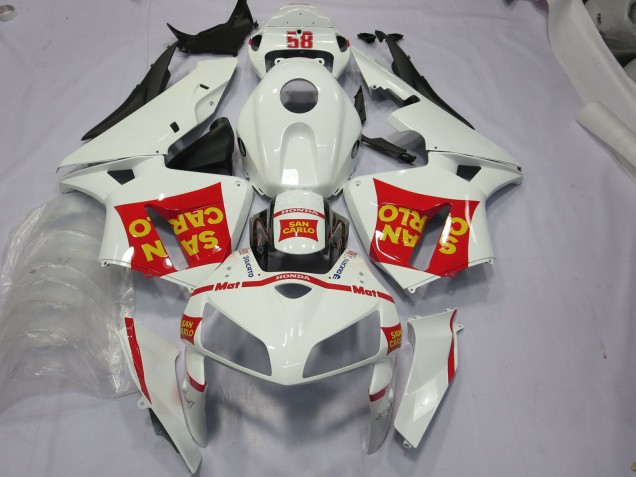 San Carlo 58 2005-2006 Honda CBR600RR Motorcycle Fairings San Carlo 58 2005-2006 Honda CBR600RR Motorcycle Fairings