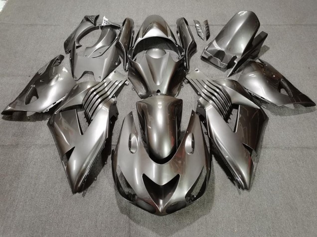 Silver 2006-2011 Kawasaki ZX14R Motorcycle Fairings Silver 2006-2011 Kawasaki ZX14R Motorcycle Fairings