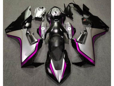 Silver and Black & Pink 2017-2019 Honda CBR1000RR Motorcycle Fairings