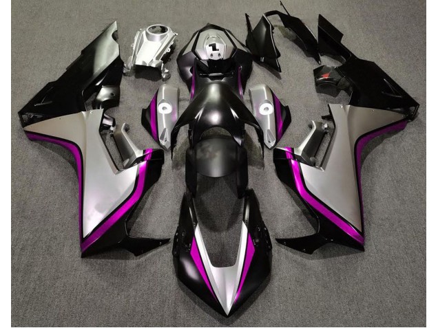 Silver and Black & Pink 2017-2019 Honda CBR1000RR Motorcycle Fairings Silver and Black & Pink 2017-2019 Honda CBR1000RR Motorcycle Fairings