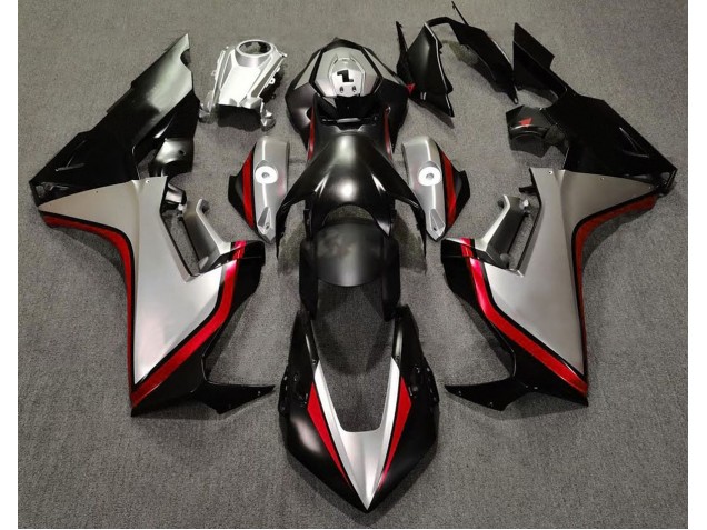 Silver and Black & Red 2017-2019 Honda CBR1000RR Motorcycle Fairings Silver and Black & Red 2017-2019 Honda CBR1000RR Motorcycle Fairings